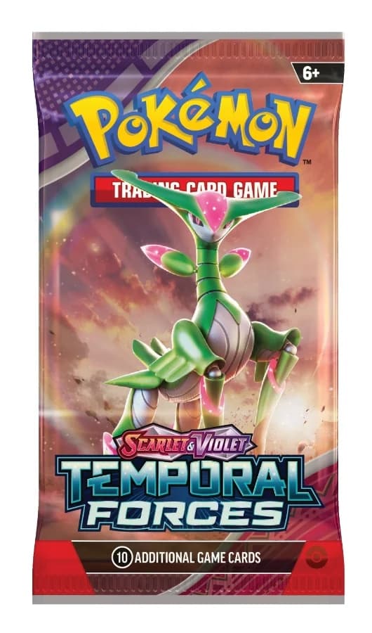 Pokemon Booster Box Half-size Temporal Forces 18 paket