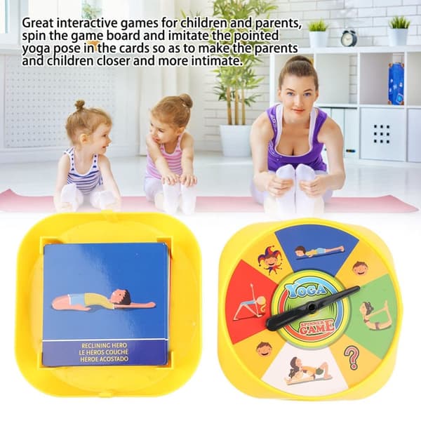 Yoga Pose Kids Card Interaktivt Spil for For?ldre og B?rn