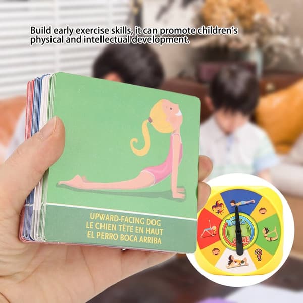 Yoga Pose Kids Card Interaktivt Spil for For?ldre og B?rn