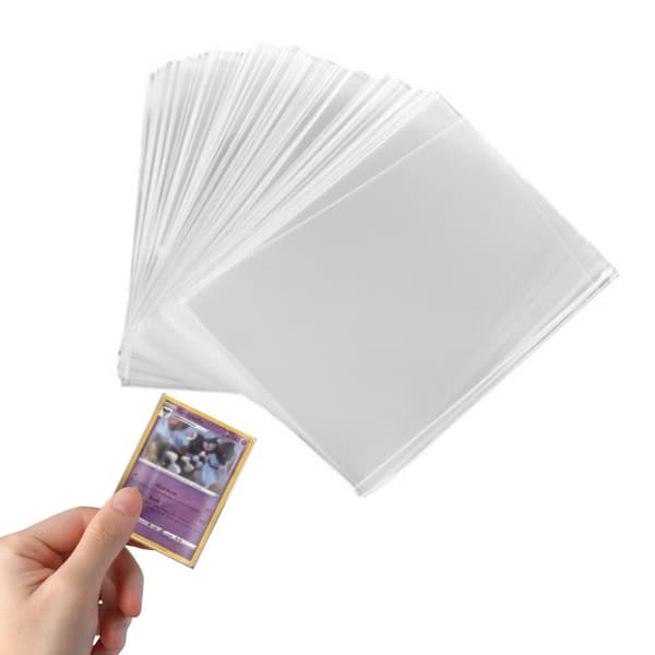 Plastfickor / Card Sleeves för Samlarkort - 100-Pack