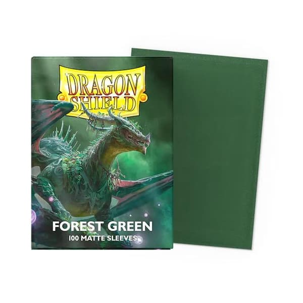Dragon Shield Classic Sleeves Forest Green - Matt (100)