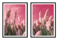 Miniatyrbild 1 av 3: TAVELPOSTERS I RAM 53x73cm Diptyk Set med 2 tavlor Gräs Boho P2155