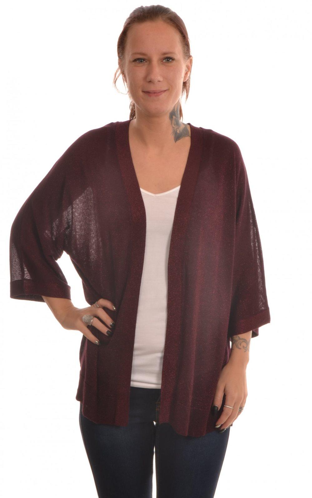 Vila - Viinch Knit 3/4 Short Cardigan