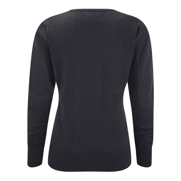 Russell Collection Ladies/Womens stickad kofta med V-ringning