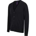 Miniatyrbilde 3 av 5: Henbury Mens V Neck Button Fine Knit Cardigan