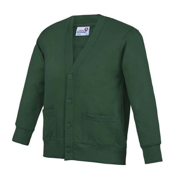 AWDis Academy Childrens/Kids Button Up School Cardigan (Pack of 2)