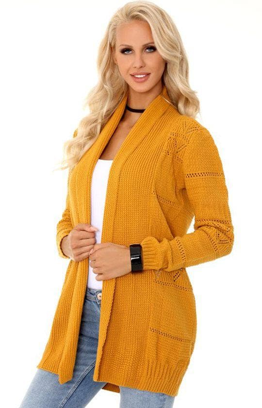Mariella Mustard cape, sennep, S / M