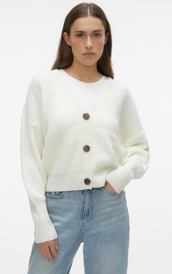 Vero Moda - vmLea V-neck Cuff Cardigan
