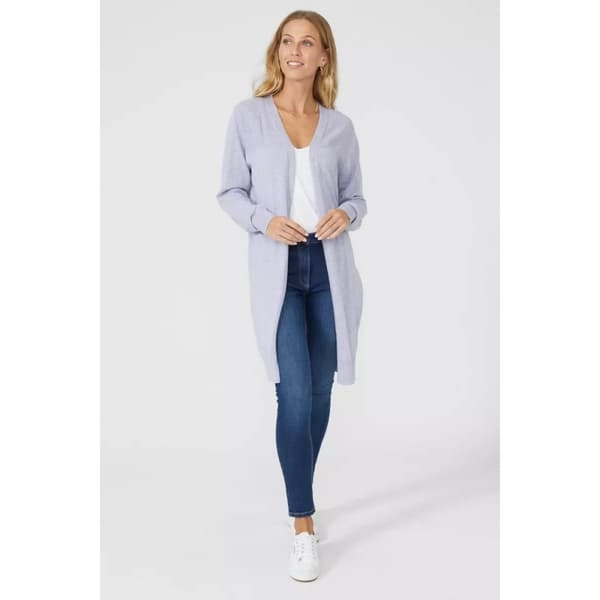 Mantaray Kvinnor/Ladies Moss Stitch Longline Cardigan