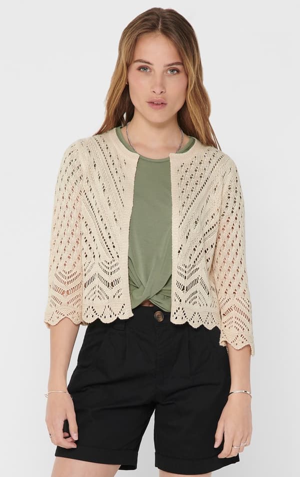 Jacqueline - jdySun 3/4 Cropped Cardigan