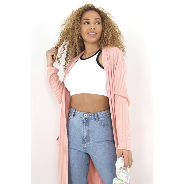 Brave Soul Kvinnor/Damer Ribbed Cardigan