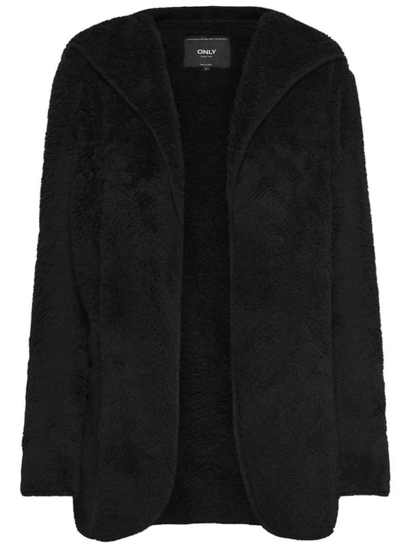 Only - onlContact Hood Sherpa Coat Svart M