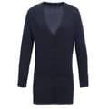 Miniatyrbillede 1 af 2: Premier Womens/Ladies Longline V Neck Cardigan