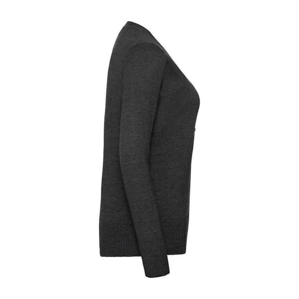 Russell Collection Womens/Ladies Knitted V Neck Cardigan