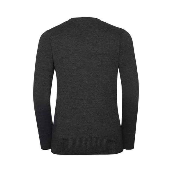 Russell Collection Womens/Ladies Knitted V Neck Cardigan