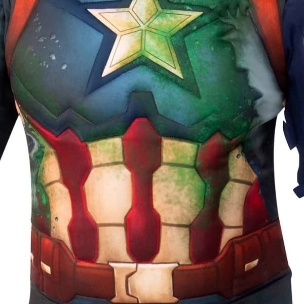 What If...? Barn/Kids Deluxe Captain America zombie-dräkt