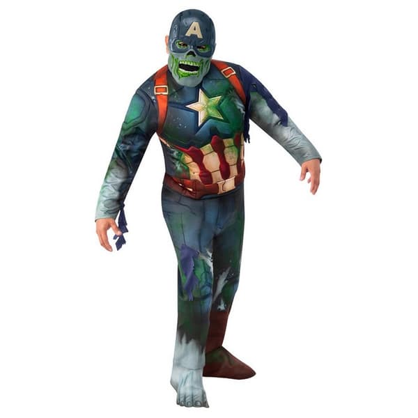What If...? Barn/Kids Deluxe Captain America zombie-dräkt