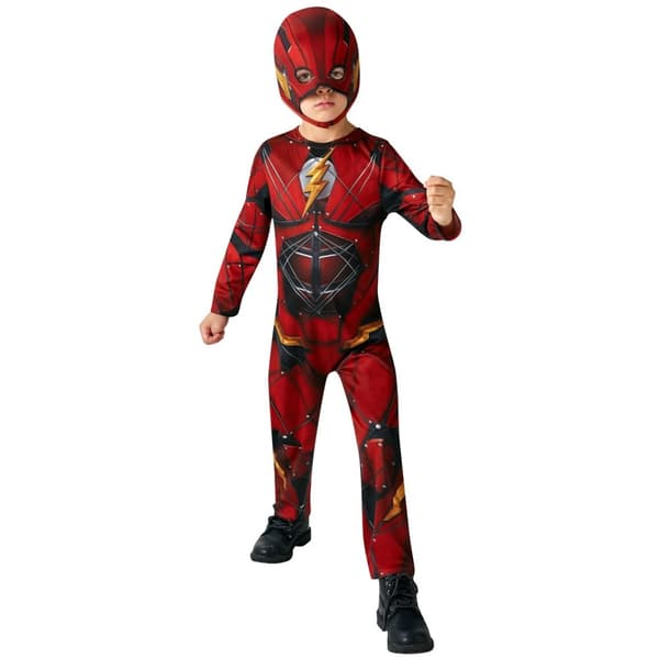 The Flash Boys Costume Red/Yellow/Black M