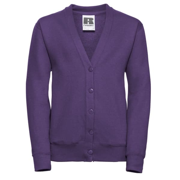 Jerzees Schoolgear Kofta för barn/unga Purple 7-8 Years