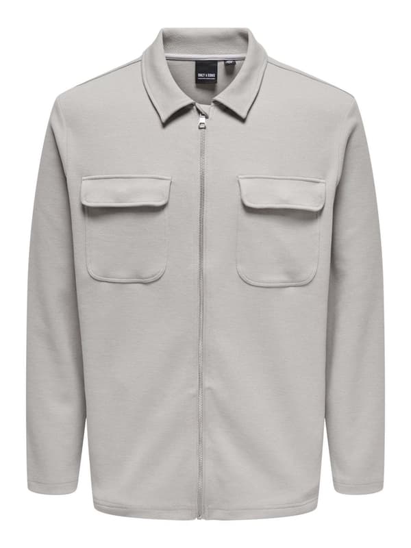 Only & Sons - onsNewkodyl Full Zip Overshirt