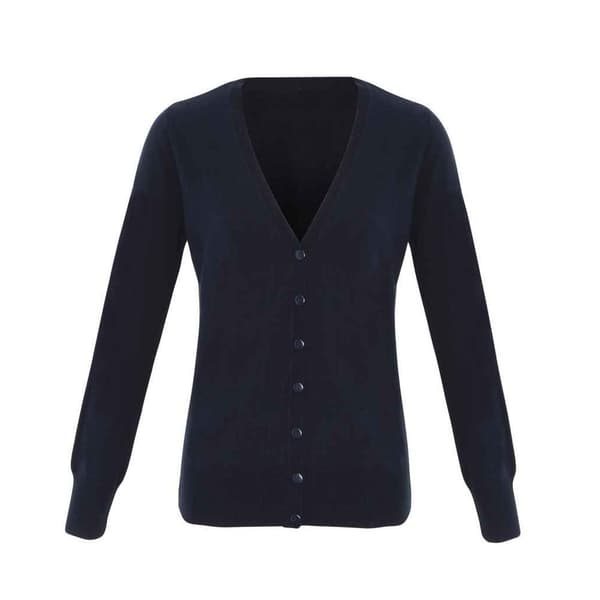 Premier Womens/Ladies Essential Acrylic V Neck Cardigan