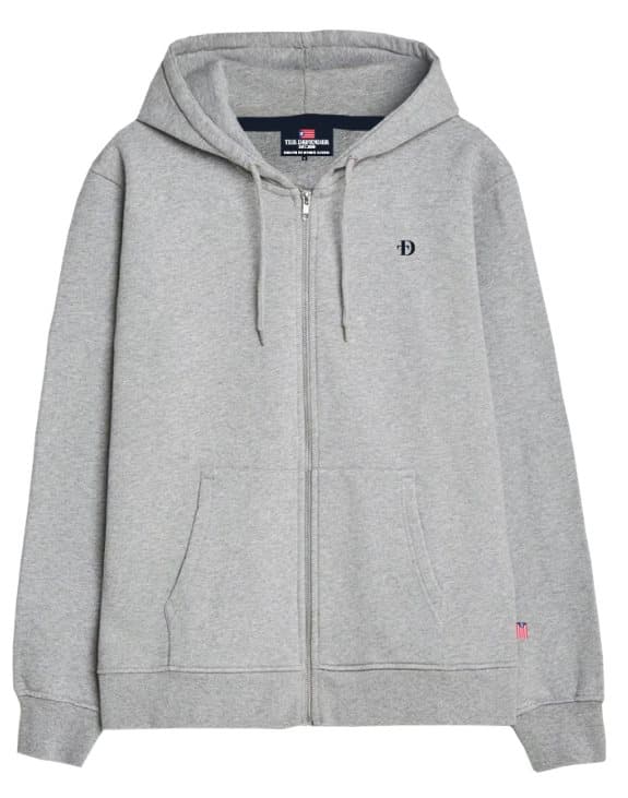 Defender - Skanör Zipped Hoodie Ljusgrå L