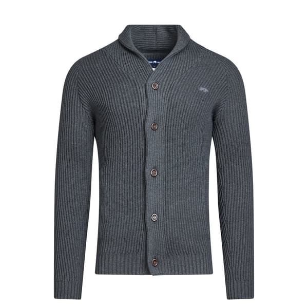 Raging Bull Mens Button-Down Cardigan