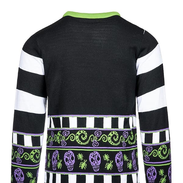 Beetlejuice Unisex Adult Strange And Unusual Knitted Jumper