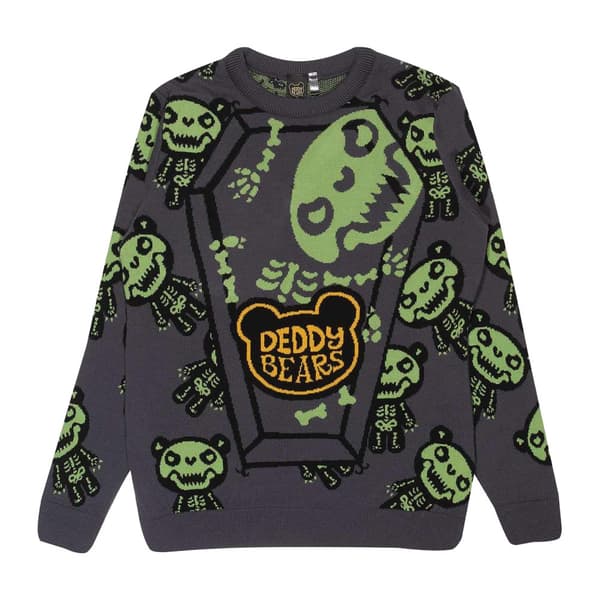 Deddy Bears Unisex Adult Bones Knitted Jumper