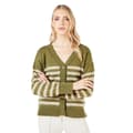 Miniatyrbillede 1 af 3: Principles Womens/Ladies Striped Eyelash Knit Cardigan