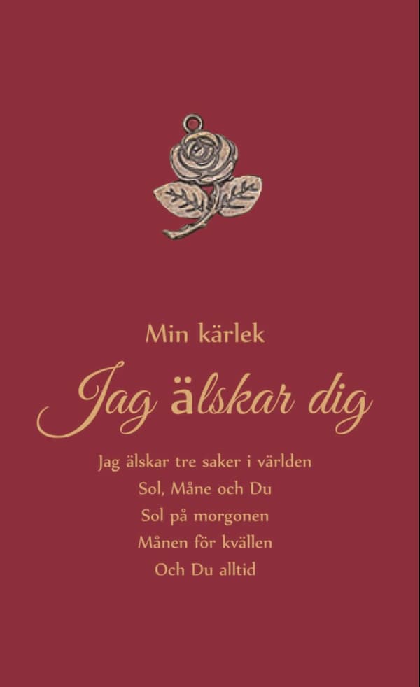 Gratulationskort till Alla hjärtans dagskort (Paket om 2)