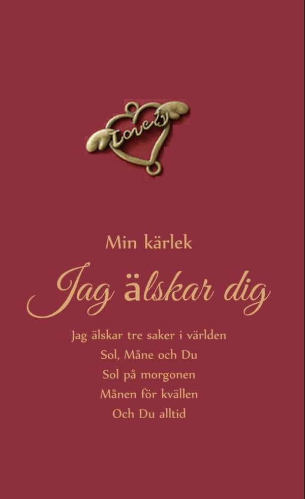 Gratulationskort till Alla hjärtans dagskort ( Paket om 2)
