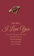 Miniatyrbild 4 av 4: Valentines Day - Greeting card for I Love You ( PACK of 2)