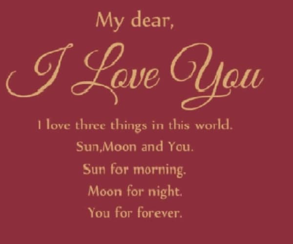 Valentines Day -Greeting card for I Love You (PACK of 2)