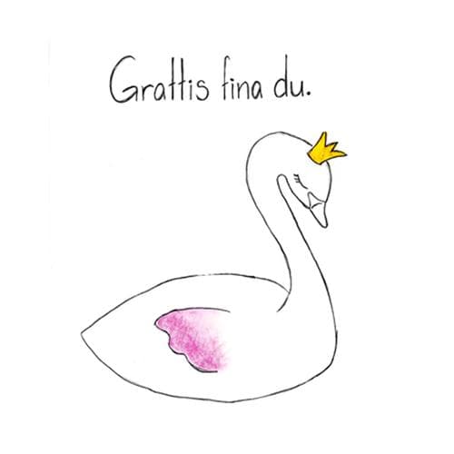 Kort Grattis Fina Du - Busy Lizzie