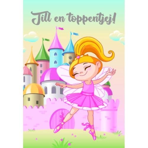 Grattis kort, Till en Toppen Tjej - Spader