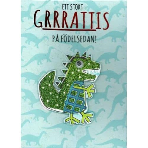 Fødselsdagskort Børn, Drake Grrr - Spar