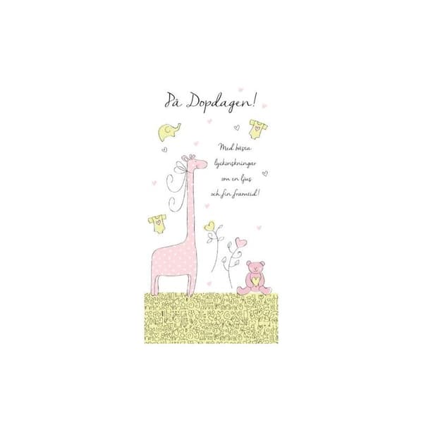 Kort På dopdagen, Rosa - Tinka