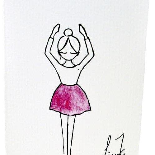Kort Ballerina - Busy Lizzie