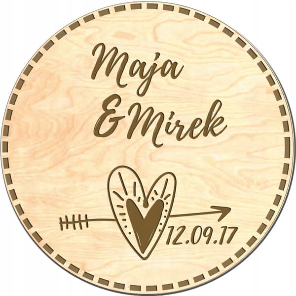 TAK FOR GÆSTERNE TIL BRYLLUPET, bryllupsmagnet MK21