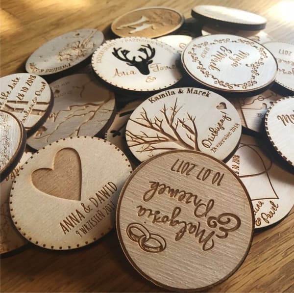 TAK FOR GÆSTERNE BRYLLUP, bryllupsreception MAGNET MK7