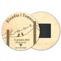 Miniatyrbillede 2 af 4: TAK FOR GÆSTERNE BRYLLUP, bryllupsreception MAGNET MK7