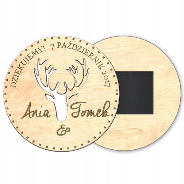 TAK FOR GÆSTERNE BRYLLUP, bryllupsreception MAGNET MK6