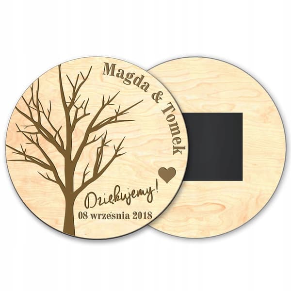 TAK FOR GÆSTERNE BRYLLUP, bryllupsreception MAGNET MK4