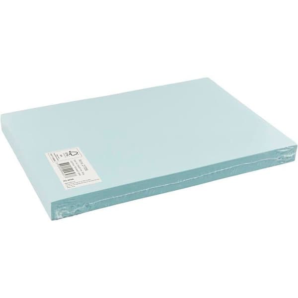 Kartong - Creativ wellpapp - 217056 - Set med 100 ark himmelsblått kartongpapper A4 210 x 297 mm 180 g