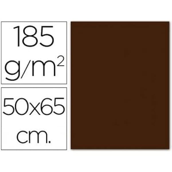 Set med 25 Iriskort 50 x 65 185 g - Brun