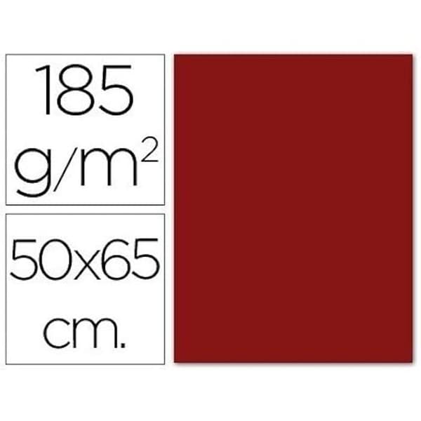Kartongpapper - Iris - Bordeaux - 185 g - 50 x 65 cm - 25 enheter