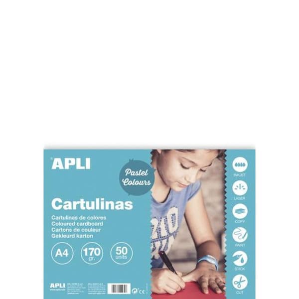 Vit kartong A4 170G 50 ark
