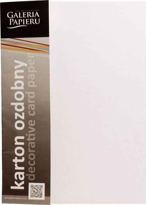 Kartong - wellpapp Argo - 200301 - Dekorativ papperskartong A4 Florida Standard Vit 20k