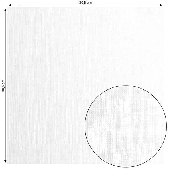 Cardstock Florence 100-pack - Canvas - White